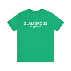 Glamorous in Green Jersey Short Sleeve Tee