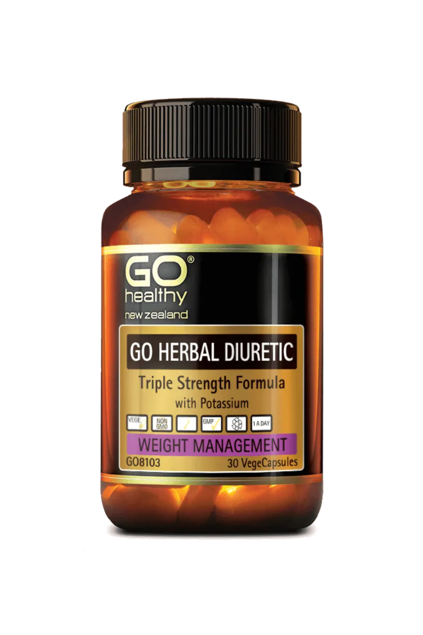 GO Healthy Herbal Diuretic 30 Vege Capsules