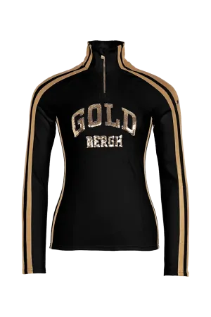 Goblet Colorblock Raglan Sequin Ski Pully