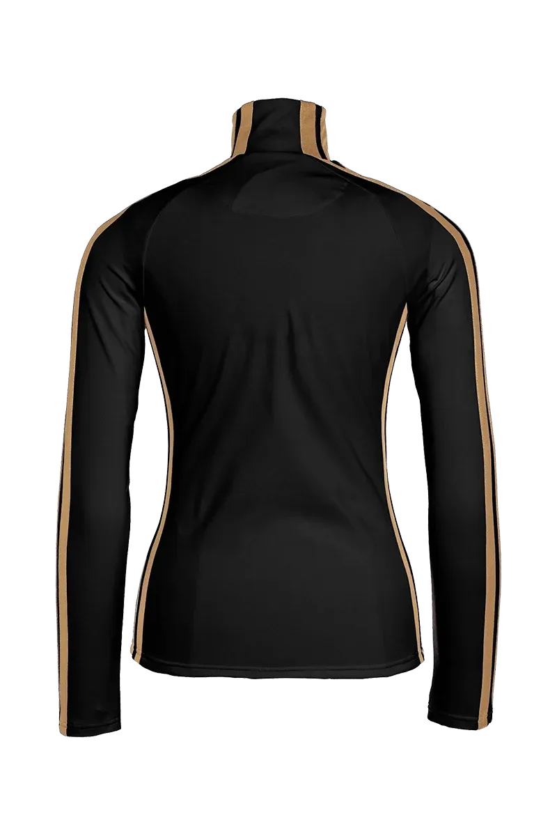 Goblet Colorblock Raglan Sequin Ski Pully