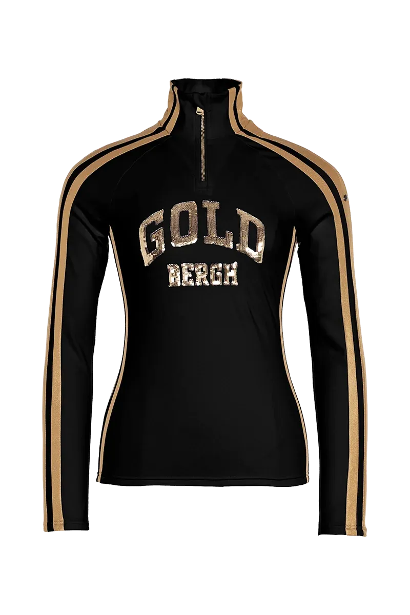 Goblet Colorblock Raglan Sequin Ski Pully