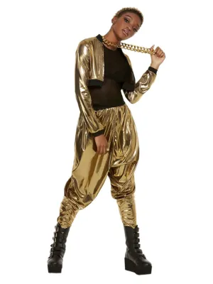 Gold 80s Disco Women's Costume