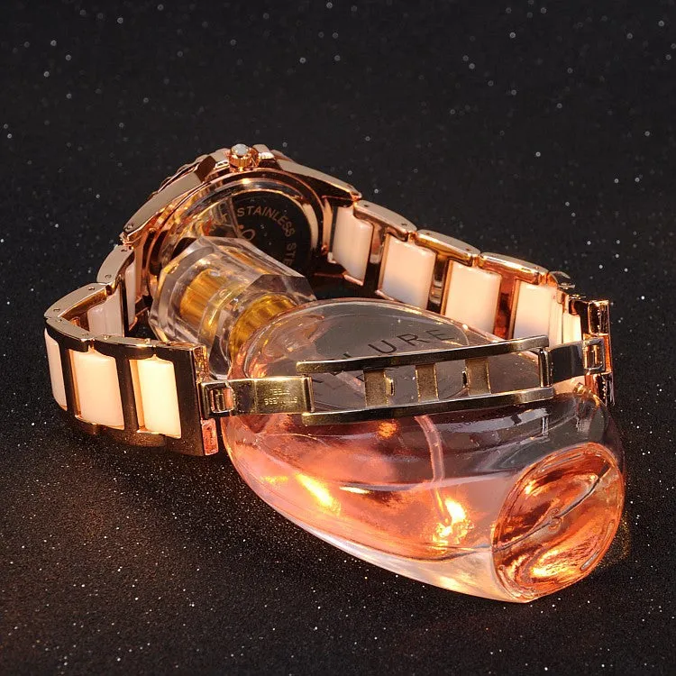 Gold Ceramic Women's Watch