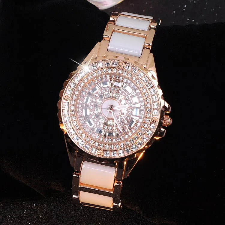 Gold Ceramic Women's Watch