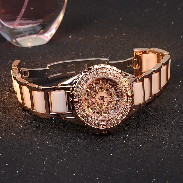 Gold Ceramic Women's Watch