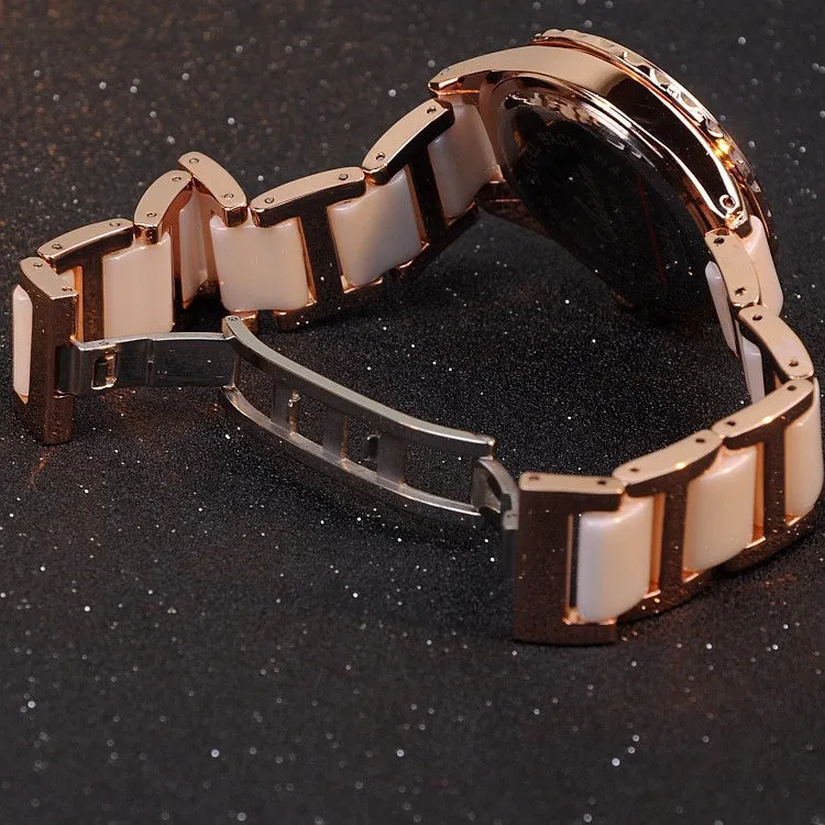 Gold Ceramic Women's Watch