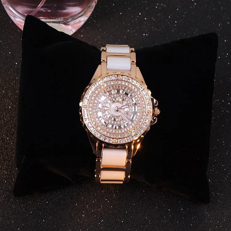 Gold Ceramic Women's Watch
