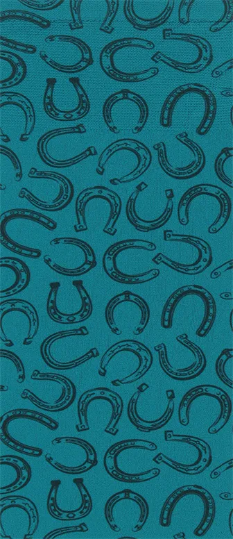Good Luck on Teal Knee Highs