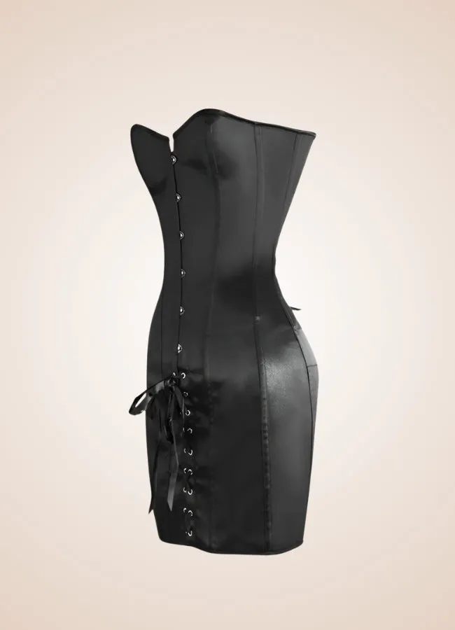 Gothic Lace Up Long Corset