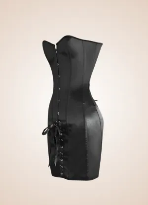 Gothic Lace Up Long Corset