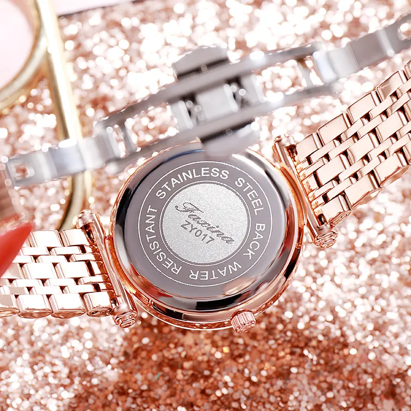 Gradient Dial Two Straps Women's Watch