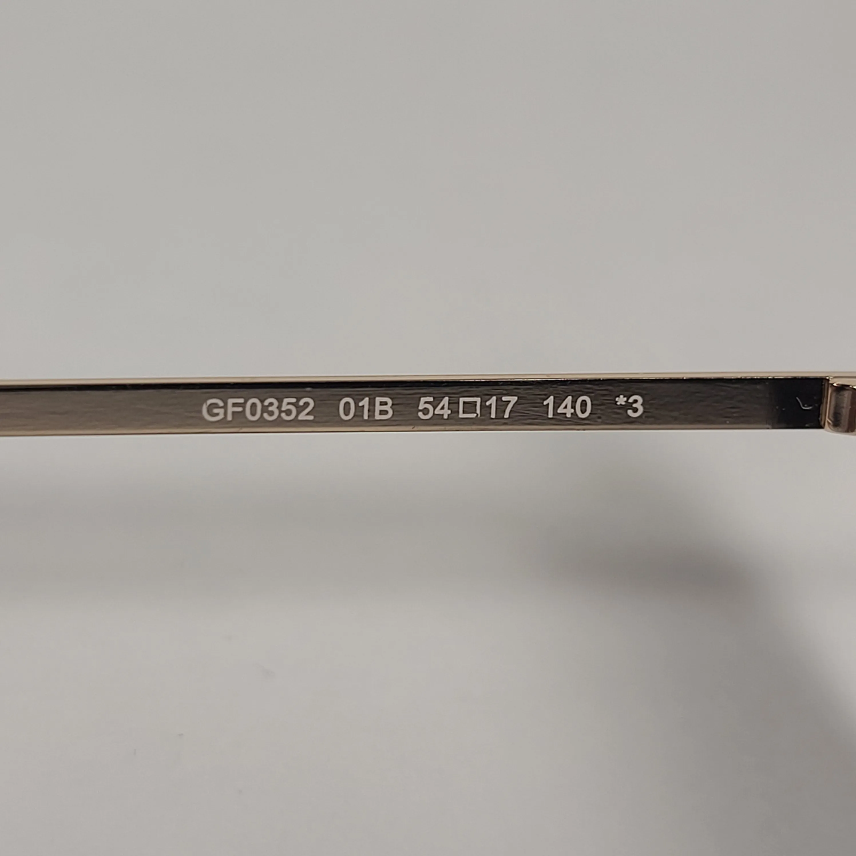 Guess Butterfly Sunglasses Shiny Black Gold Accent Gray Gradient Lens GF0352 01B