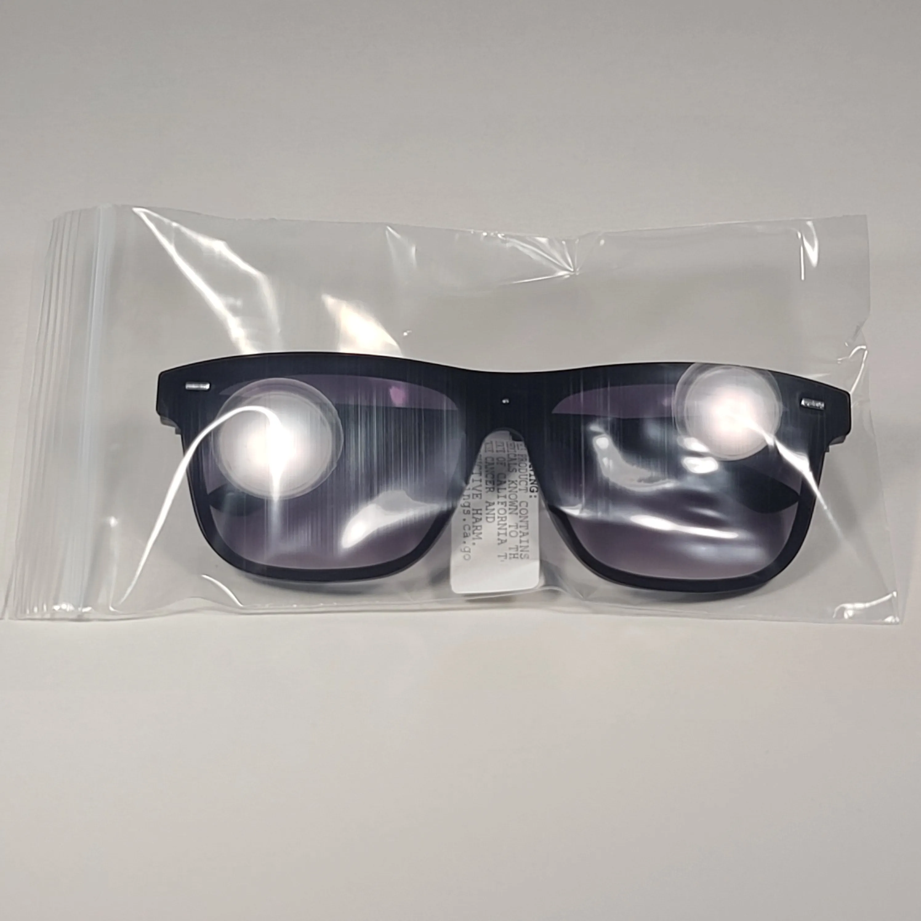 Guess Rectangular Rimless Shield Sunglasses Shiny Black Frame Gray Gradient Lens GF0183 02B