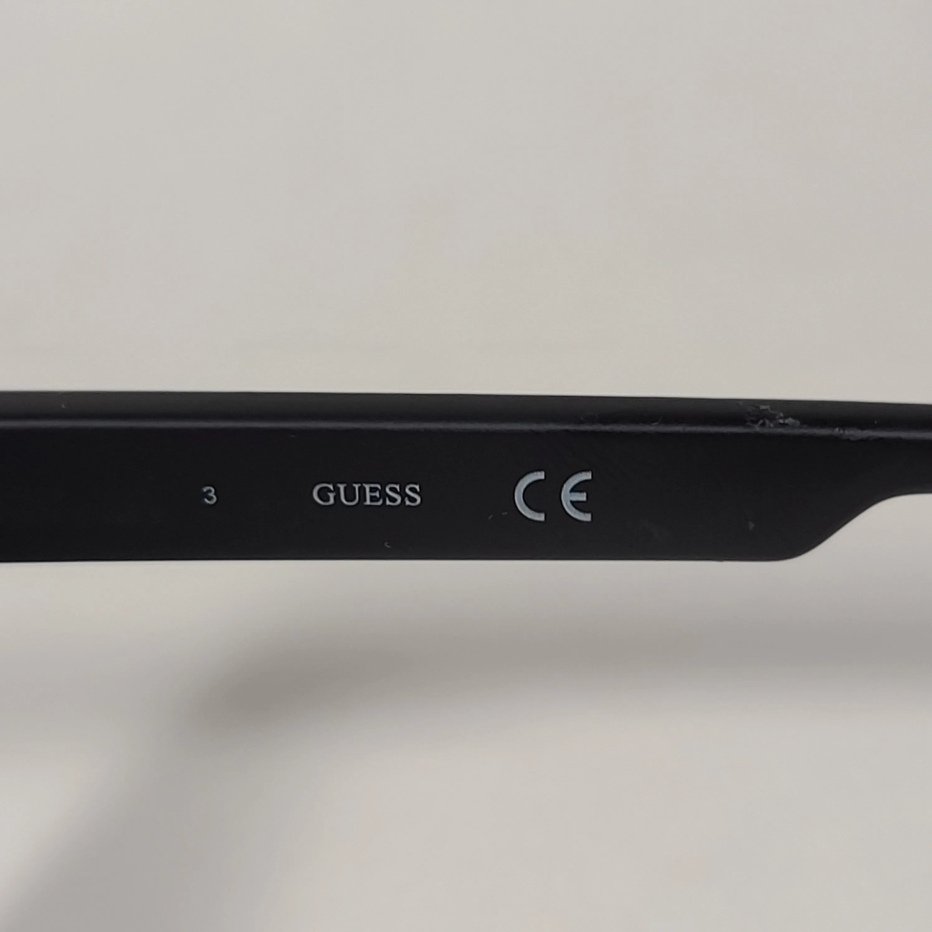 Guess Rectangular Rimless Shield Sunglasses Shiny Black Frame Gray Gradient Lens GF0183 02B