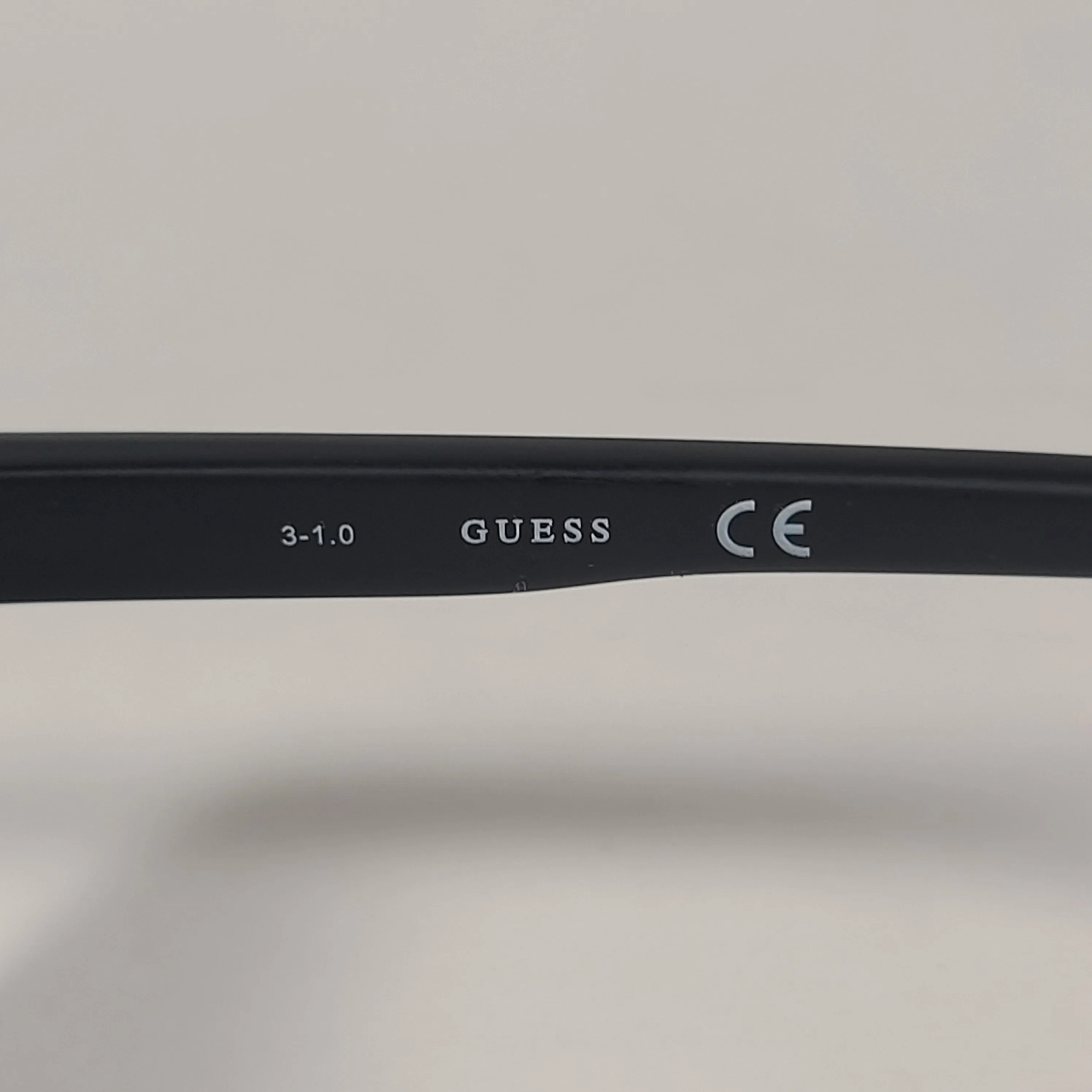 Guess Turbo Aviator Sunglasses Matte Black And Shiny Black Frame Smoke Gradient Lens GF0214 01B