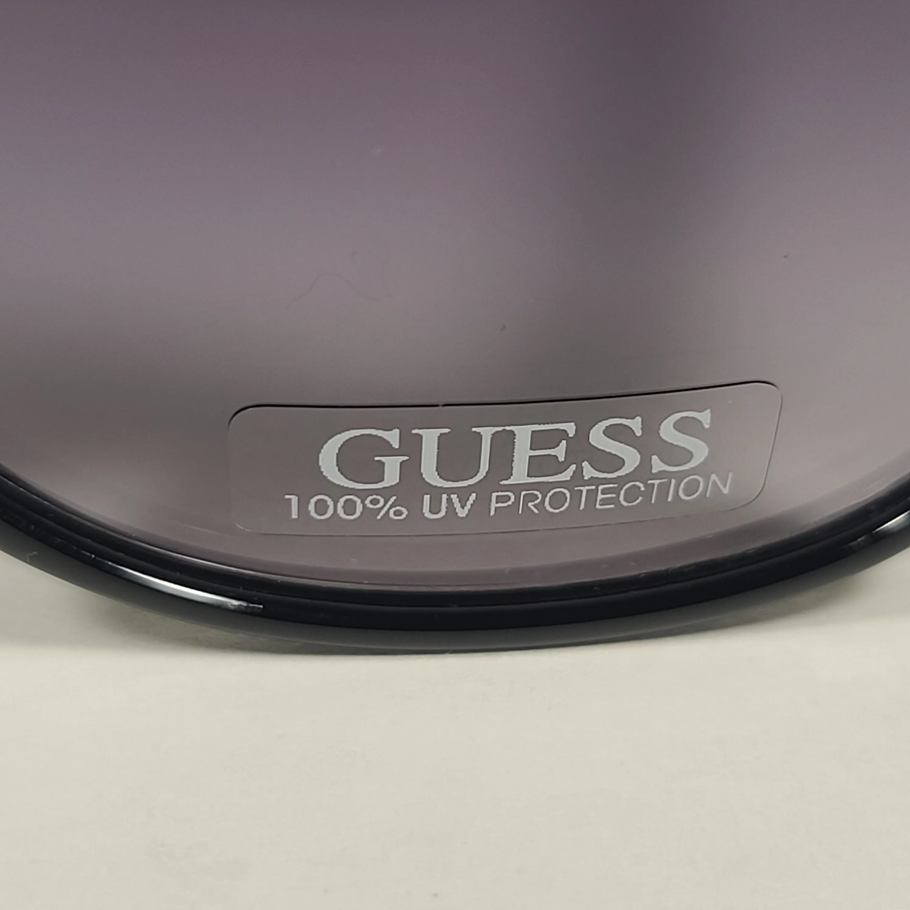 Guess Turbo Aviator Sunglasses Matte Black And Shiny Black Frame Smoke Gradient Lens GF0214 01B
