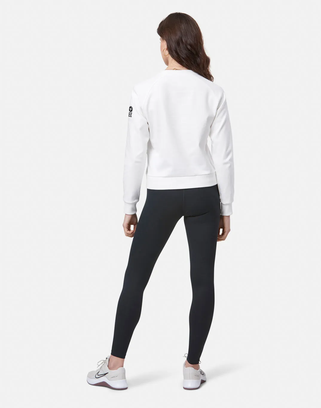 Gym Coffee Chill Crew (Womens) - Ultra White