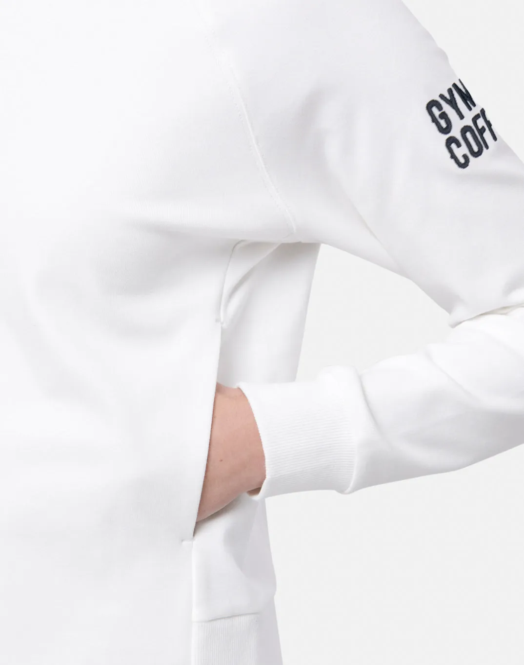 Gym Coffee Chill Crew (Womens) - Ultra White
