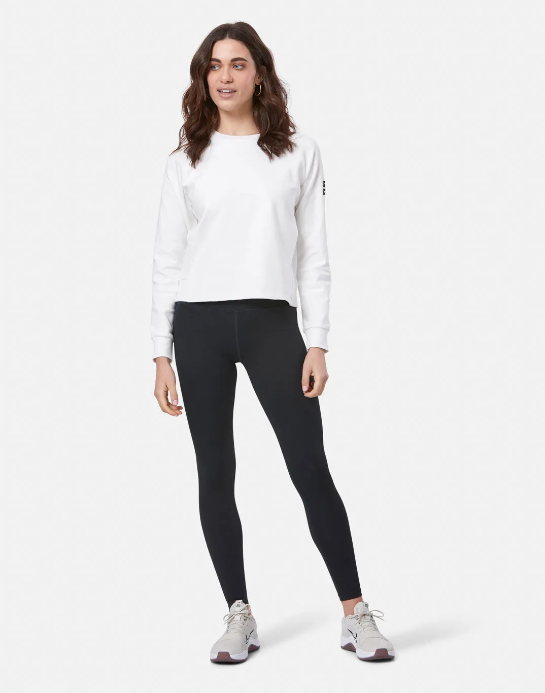 Gym Coffee Chill Crew (Womens) - Ultra White