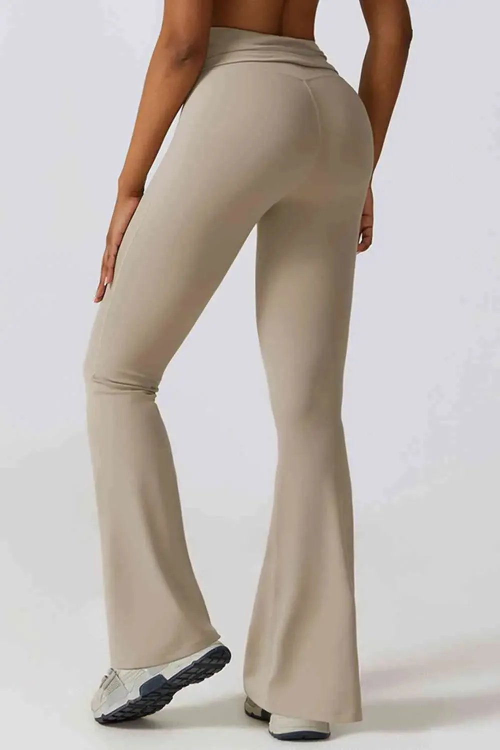 Halter Neck Flare Sport Jumpsuit