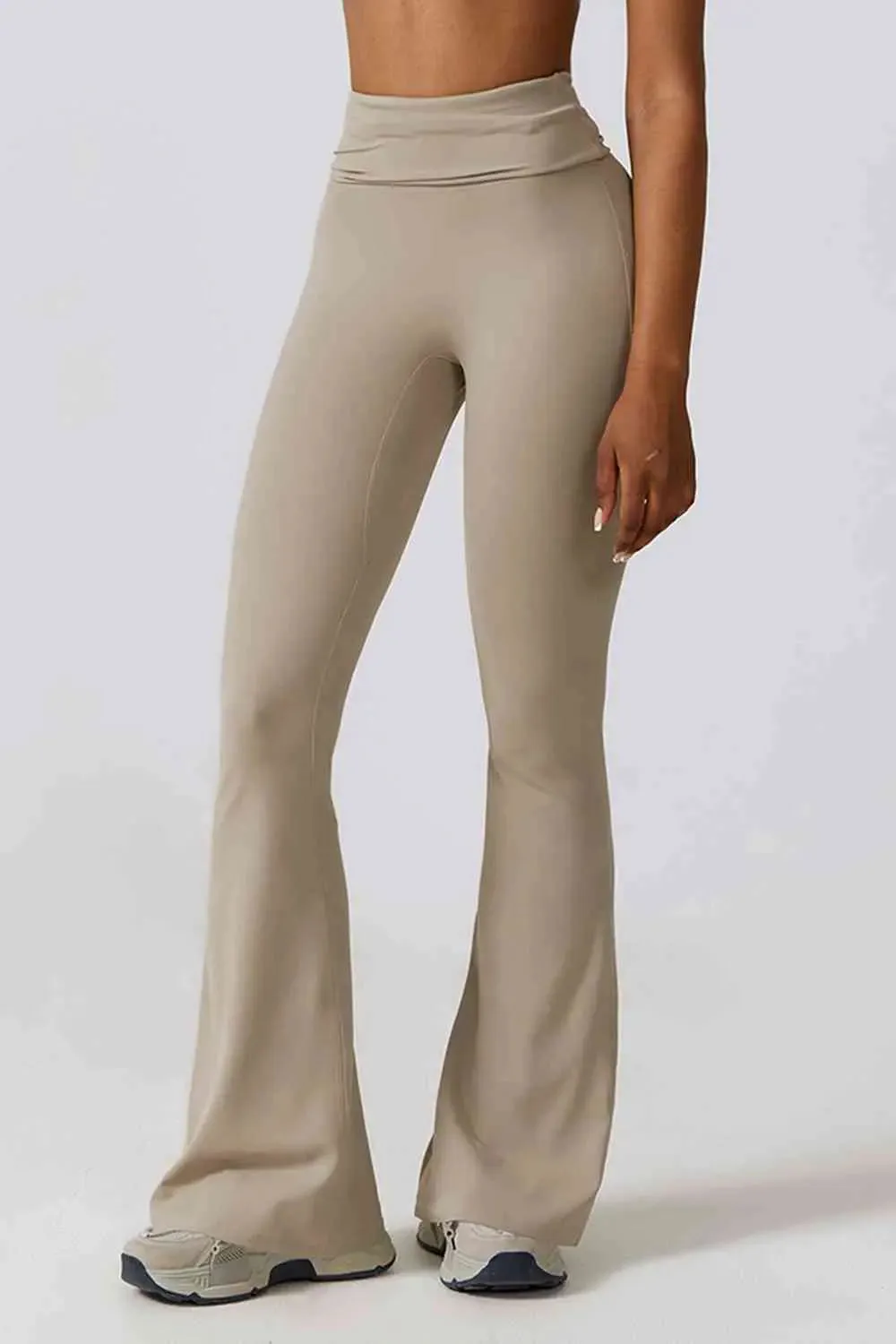 Halter Neck Flare Sport Jumpsuit