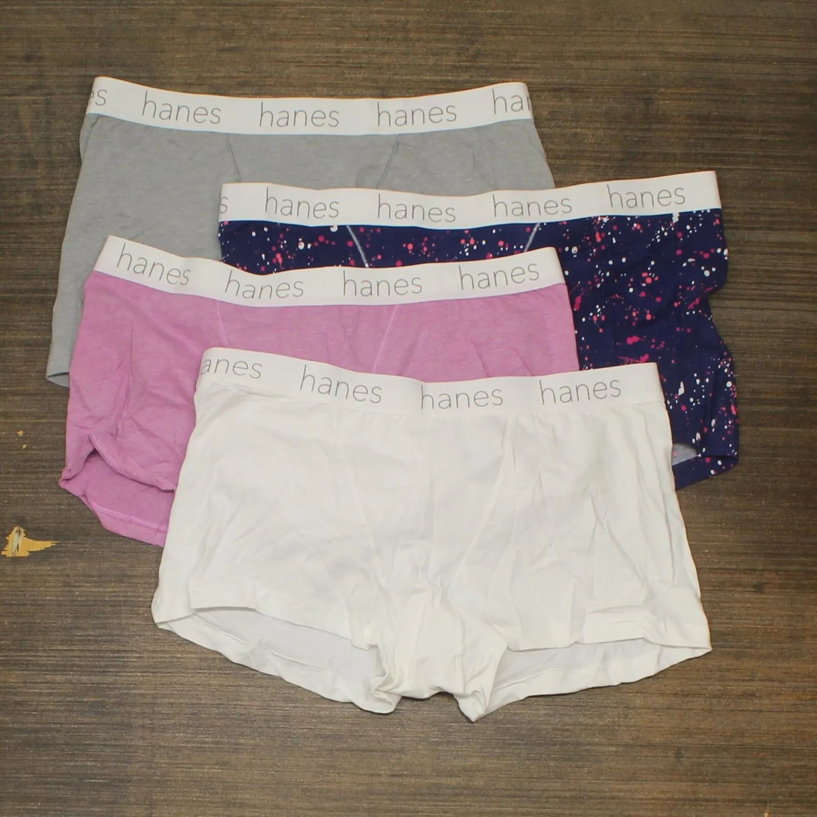 Hanes Premium Women's 4pk Boyfriend Cotton Stretch Boxer Briefs Colors Vary XXL