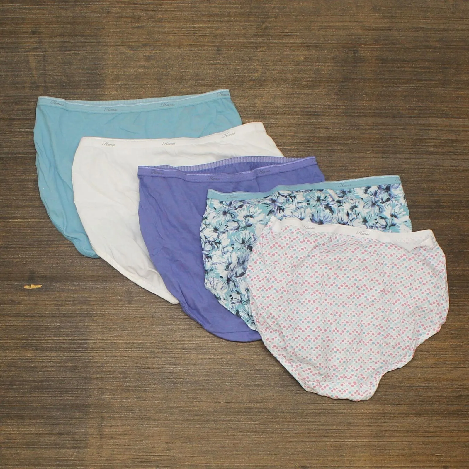 Hanes Women's Core Cotton 5-Pack Briefs Underwear 6 (Medium)
