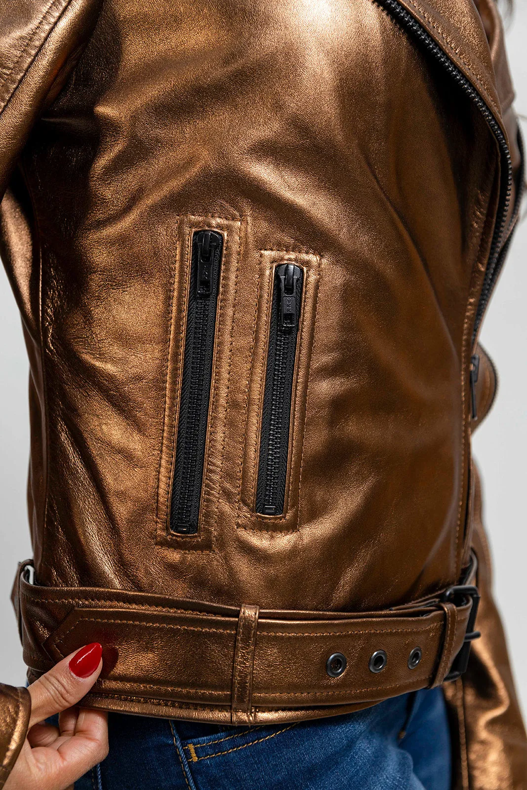 Hazel - Women's Fashion Leather Jacket