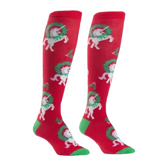 Horn for the Holidays - Knee Highs by Sock it to Me