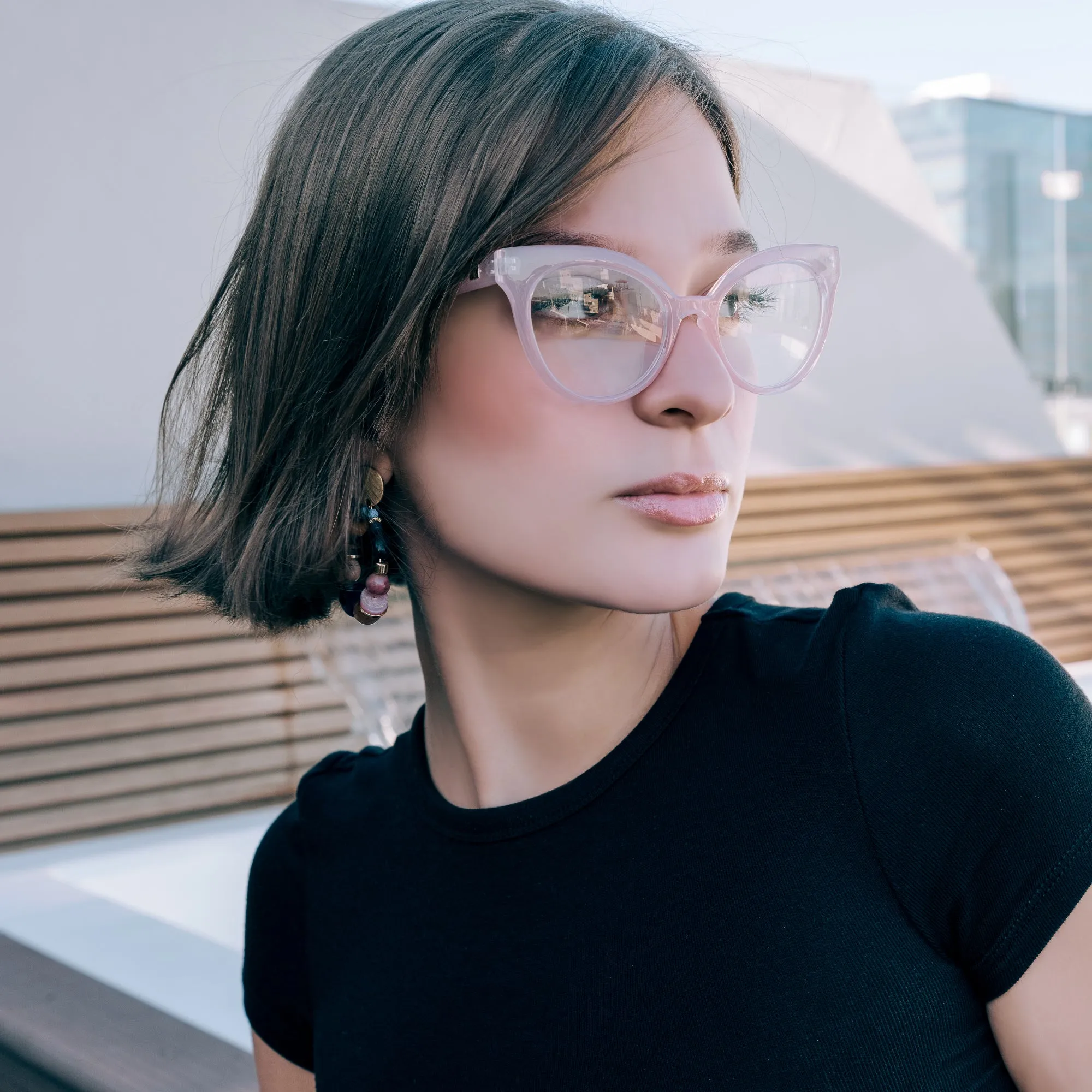 Horn Rim Cateye Reading Glasses for Women | R-694