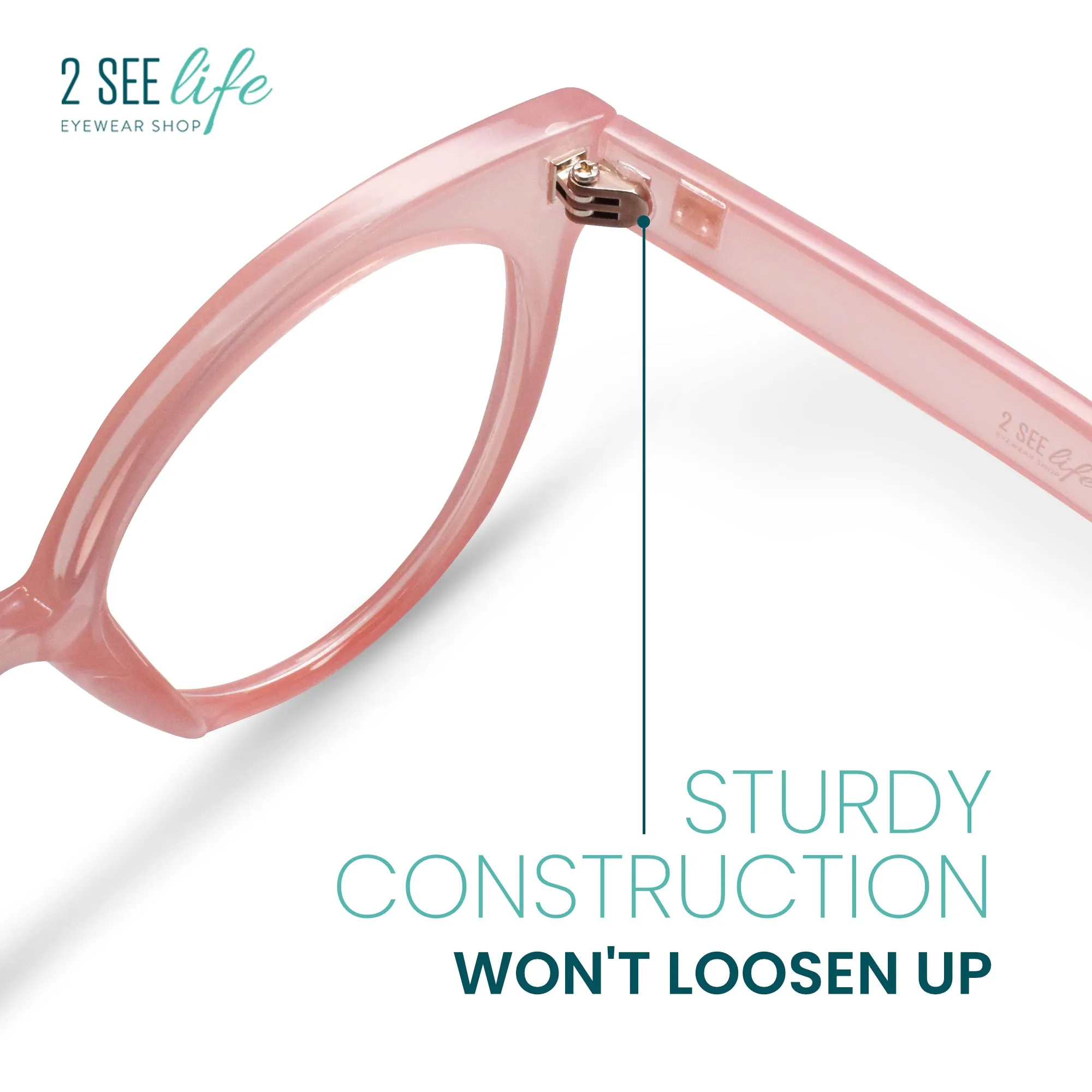 Horn Rim Cateye Reading Glasses for Women | R-694