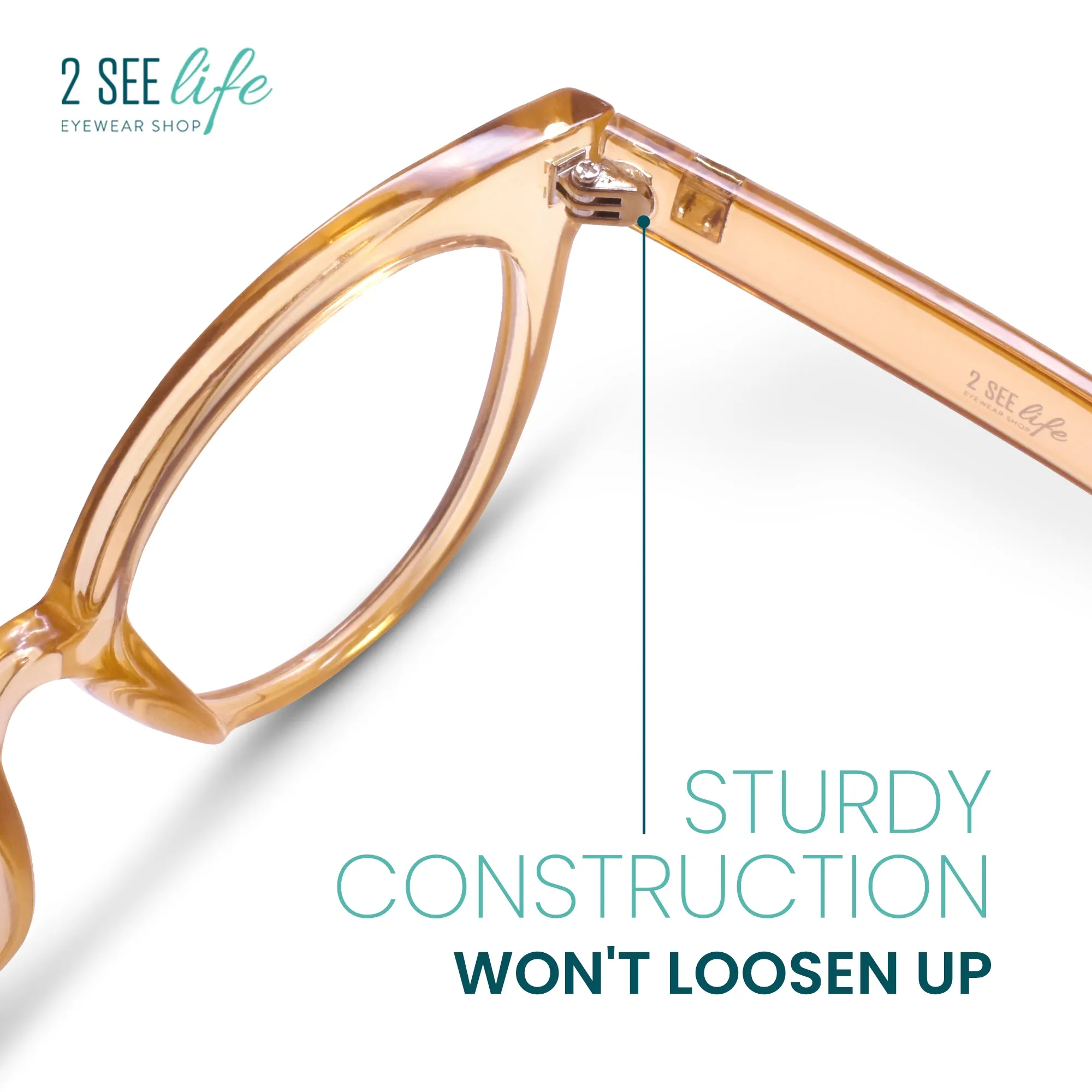 Horn Rim Cateye Reading Glasses for Women | R-694