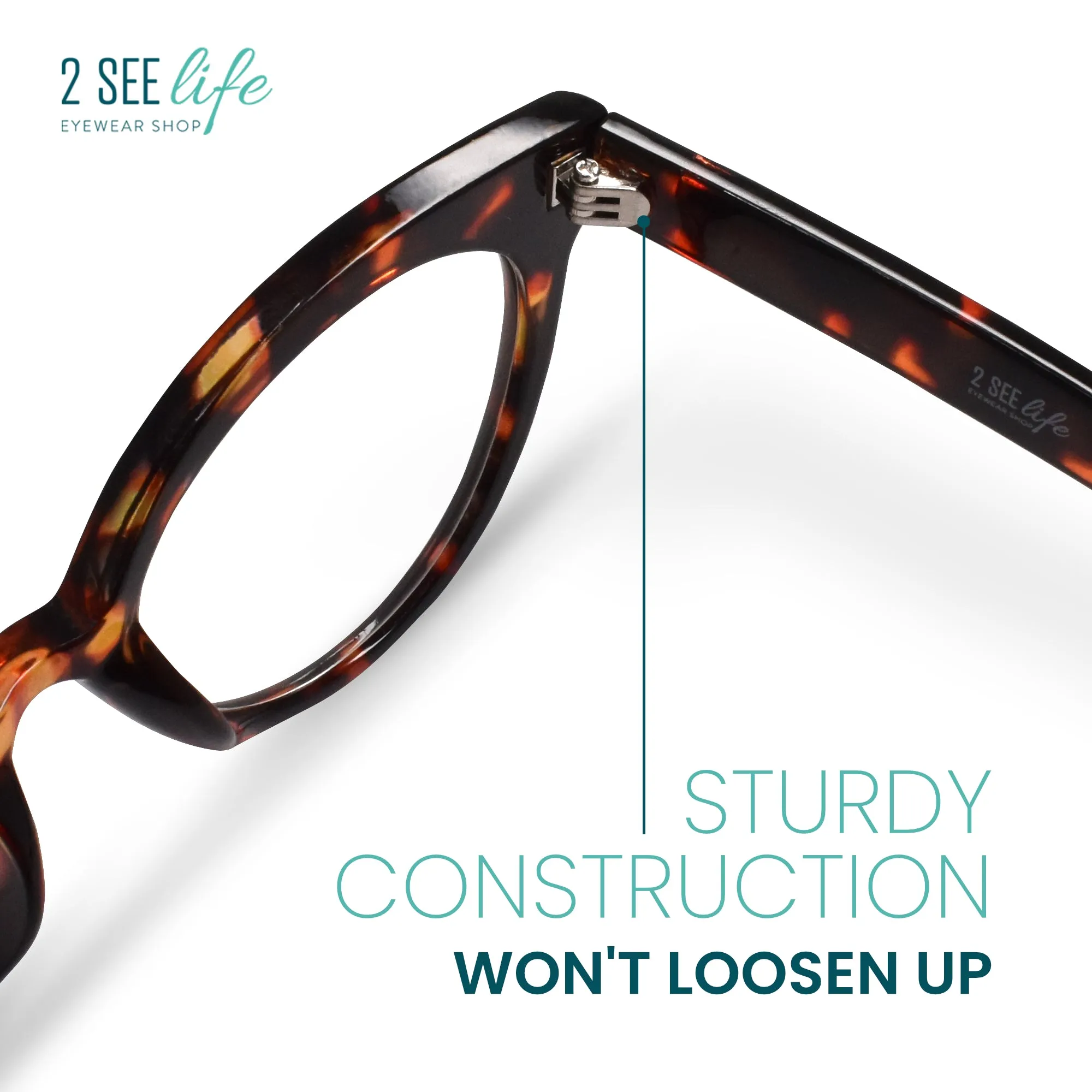 Horn Rim Cateye Reading Glasses for Women | R-694