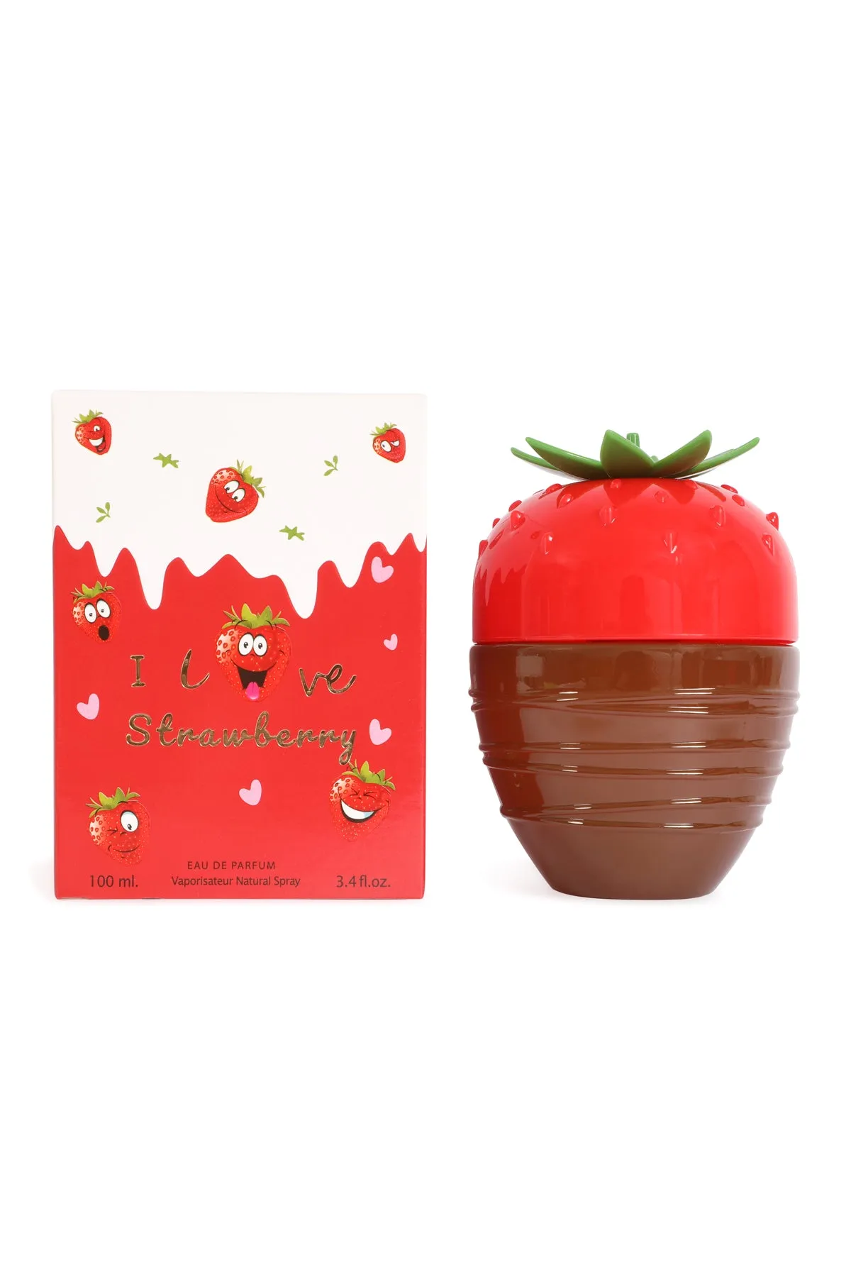 I LOVE STRAWBERRY SPRAY PERFUME EAU DE PARFUM FOR WOMEN - 100ML/3.4 FL.OZ.