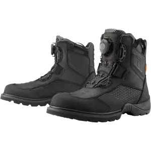 Icon Stormhawk Waterproof Mens Motorcycle Boots