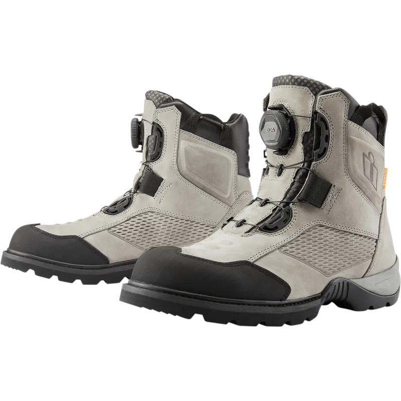 Icon Stormhawk Waterproof Mens Motorcycle Boots