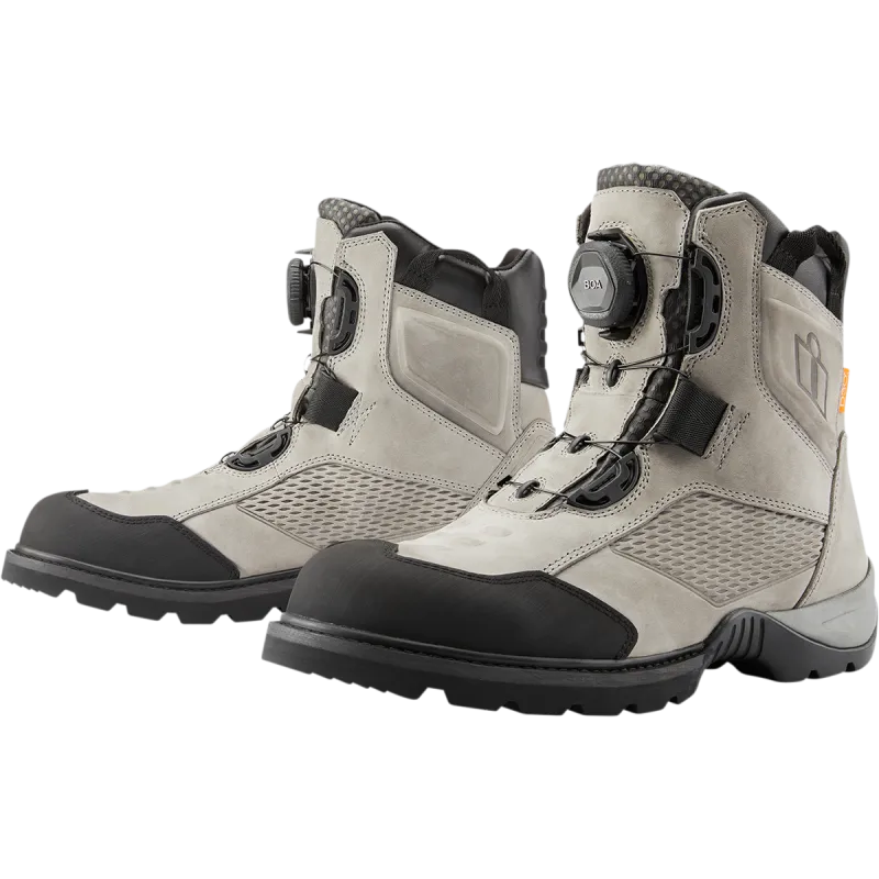 Icon Stormhawk Waterproof Mens Motorcycle Boots