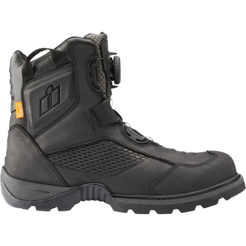 Icon Stormhawk Waterproof Mens Motorcycle Boots