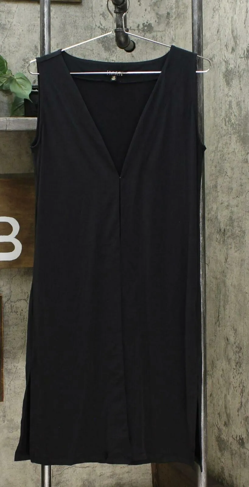 IMAN Women's Global Chic Luxury Resort Duster Vest Black XS