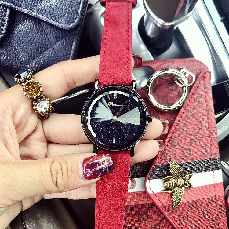 Individual Rhombic Mirror Women's Watch