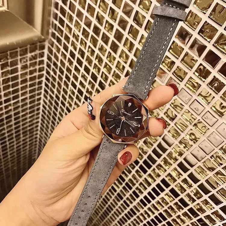 Irregular Mirror Frame Women's Watch