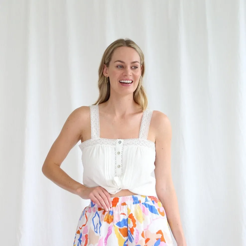 Island Cami White