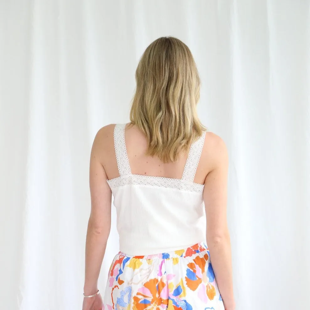 Island Cami White
