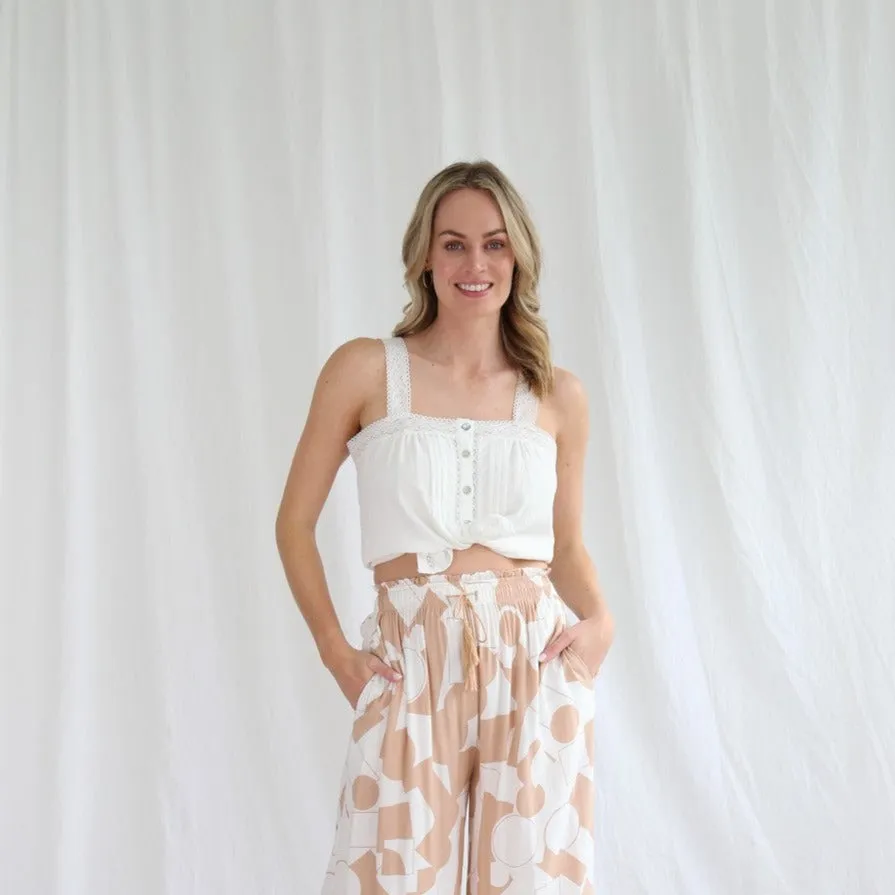 Island Cami White