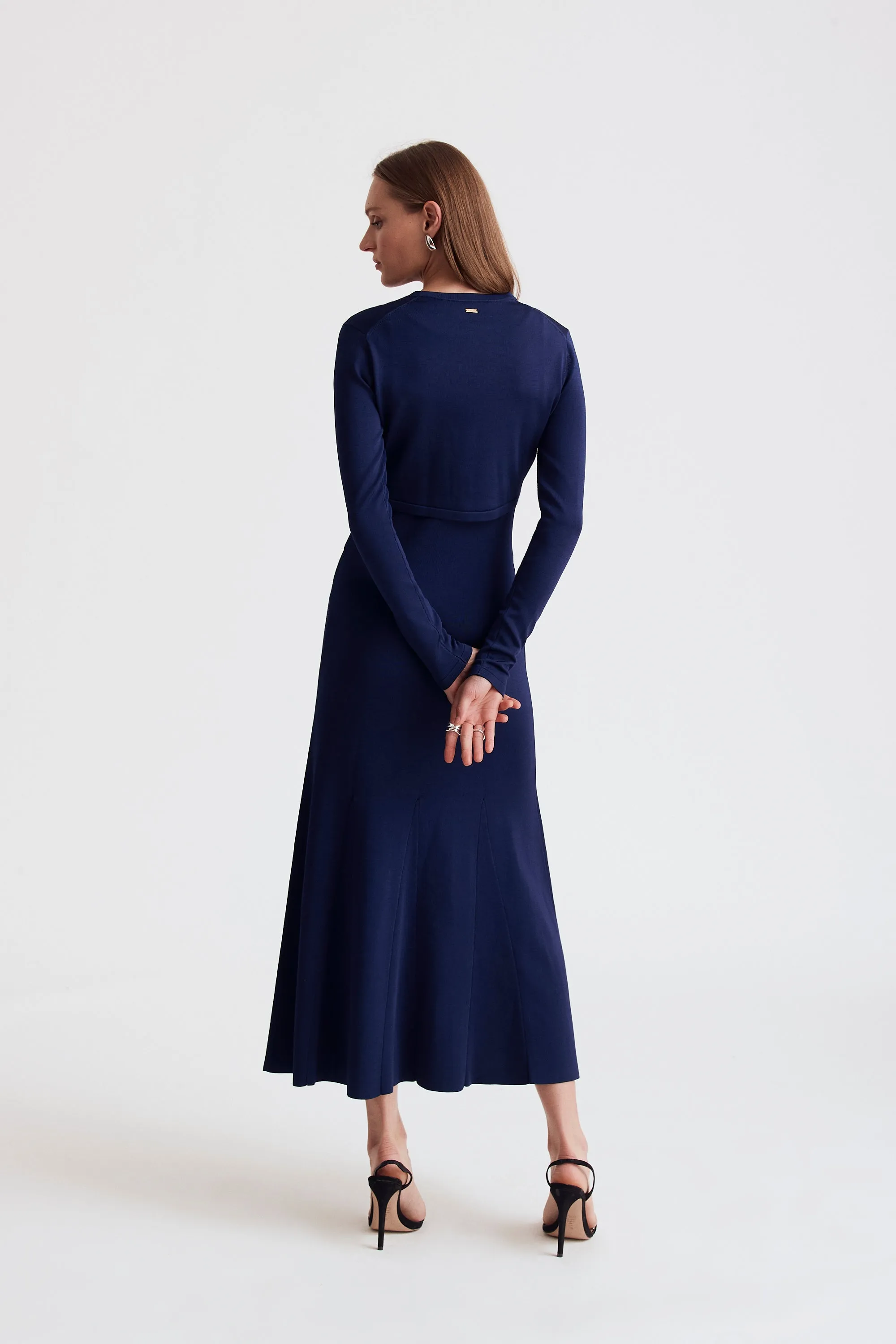 Jacqueline Tie Front Midi Dress