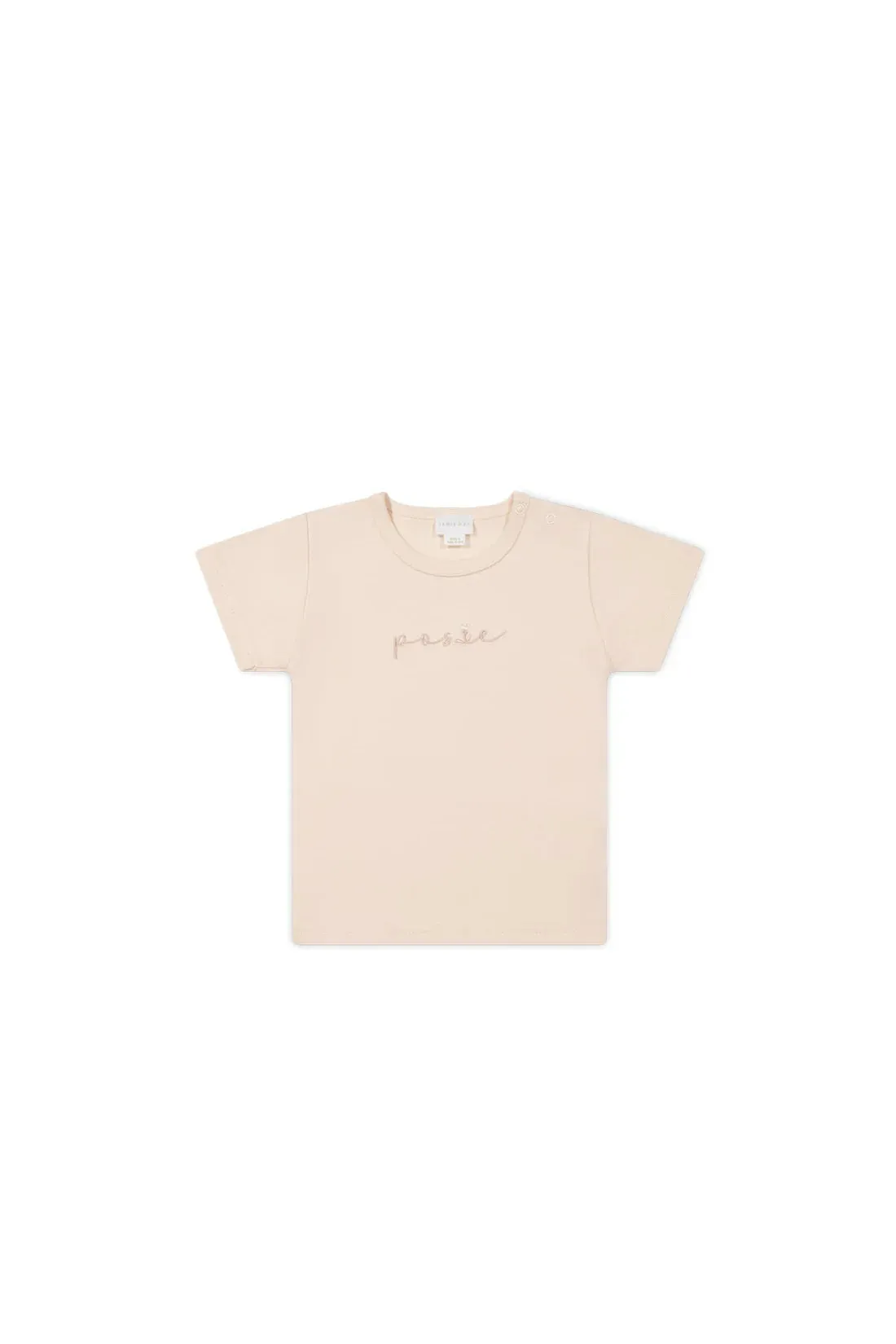 Jamie Kay Pima Cotton Aude Oversized Tee - Ballet Pink Posie