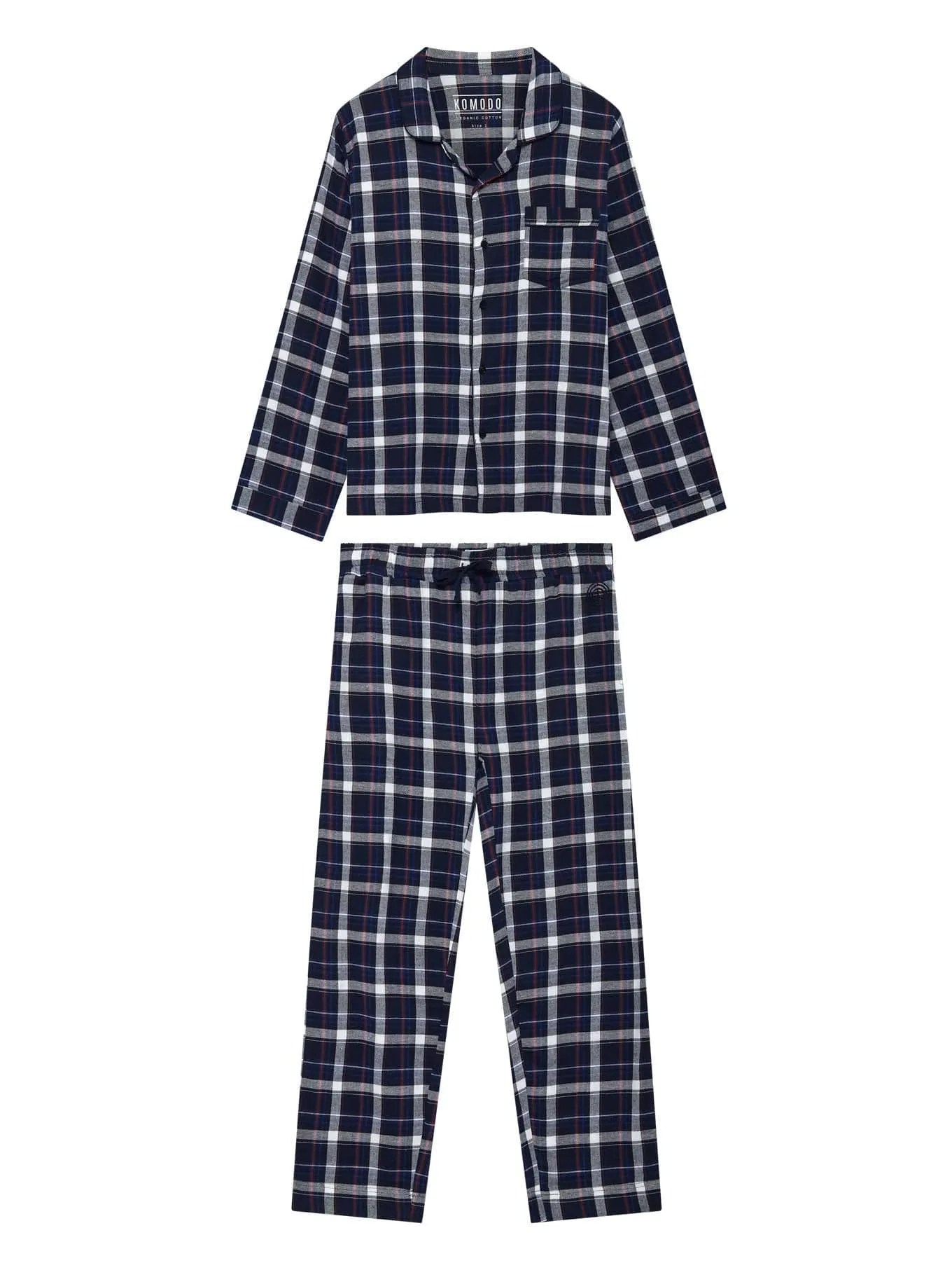 Jim Jam Women's Organic Cotton Pyjama Set | Dark Navy