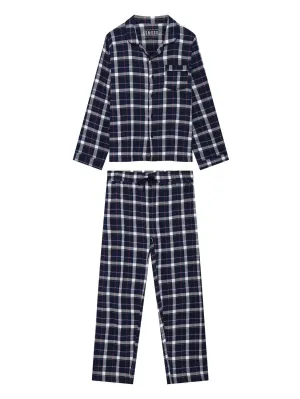 Jim Jam Women's Organic Cotton Pyjama Set | Dark Navy