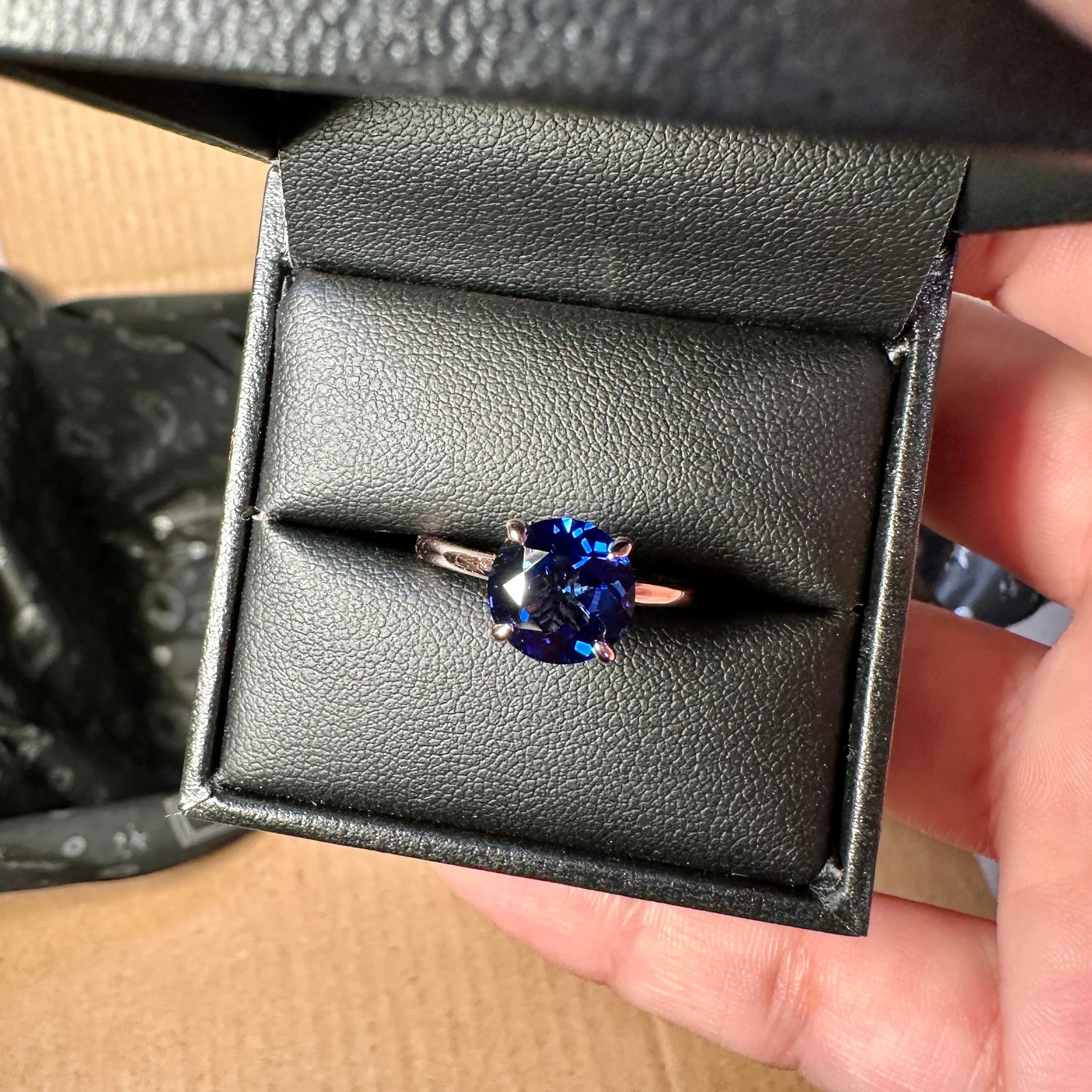 JUANITA BLUE SAPPHIRE RING