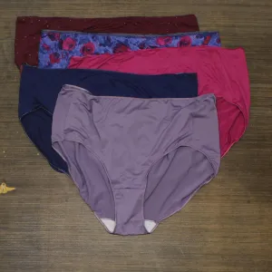 Just My Size by Hanes Women's 5pk Microfiber Briefs 1810C6 Colors May Vary 12